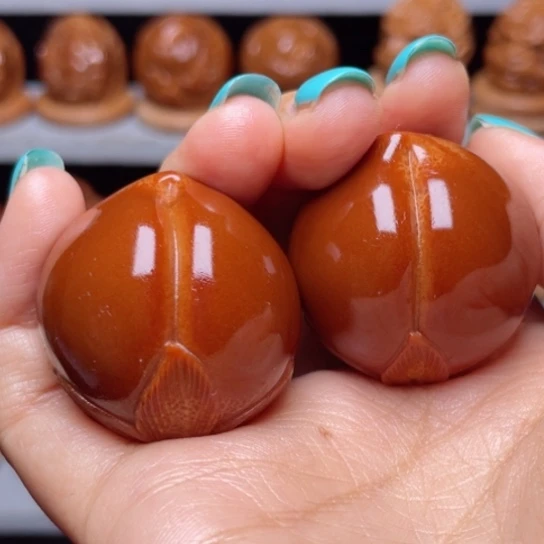 吊坠橄榄核寿桃手球3.3