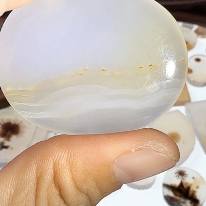 未镶嵌玛瑙/玉髓珠宝半成品