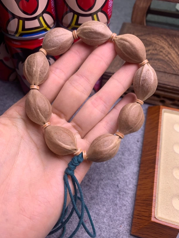 梅林铁核原生态18*28三花鲨鱼背梅林铁核素串橄榄核素串