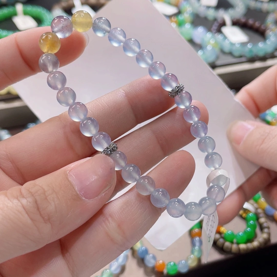 未镶嵌手链翡翠卡6超冰