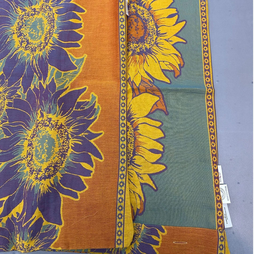 向阳花开纯棉双层纱枕套48*74一对