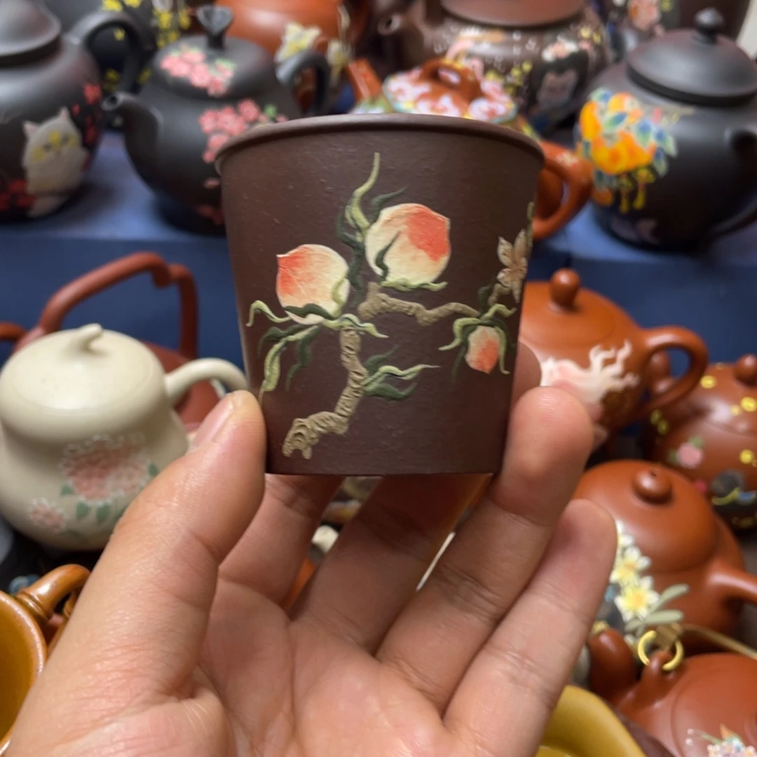 紫砂茶杯紫砂主人杯100cc