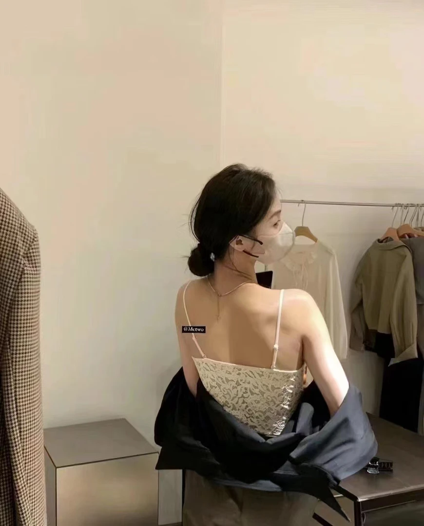 美背蕾丝性感修身