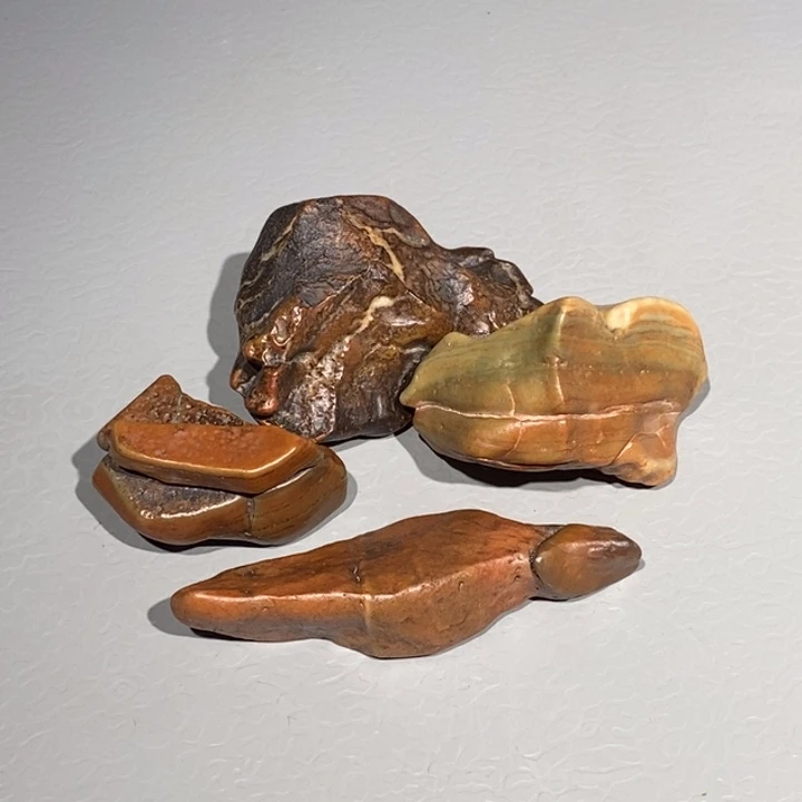 玛瑙/玉髓车挂合金石****缘237