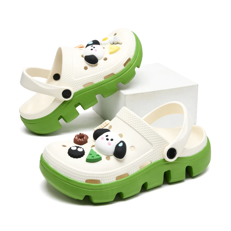 向往的生活同款洞洞鞋女夏季2024新款软底拖鞋防滑网红凉拖沙滩