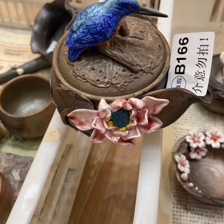 手工制作陶瓷茶具茶杯青蛙