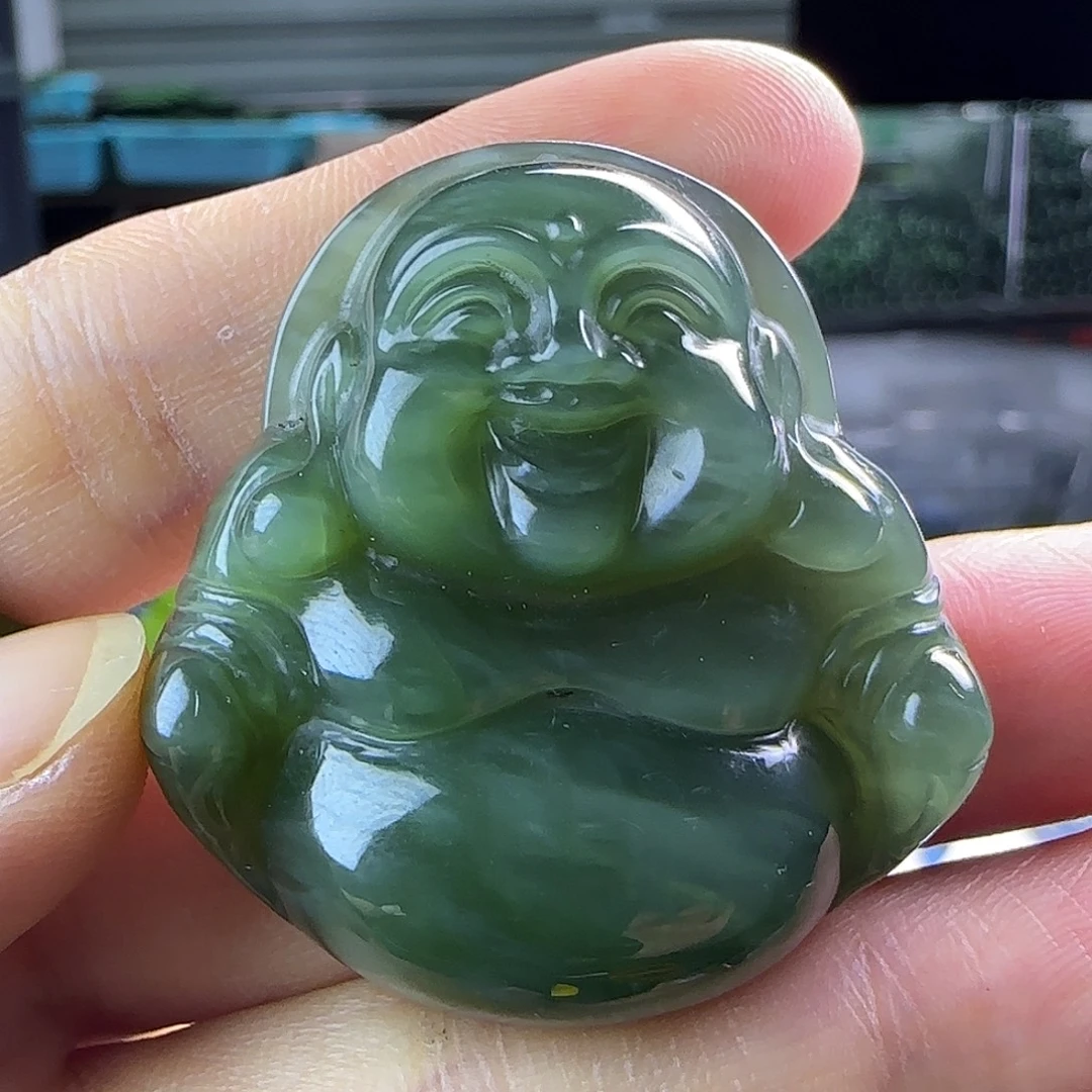 阿***发和田玉（碧玉）未镶嵌项圈