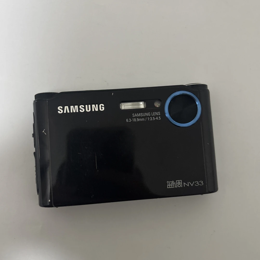 9新 Samsung/三星 nv33黑色特价冷白氛围感ccd带配件