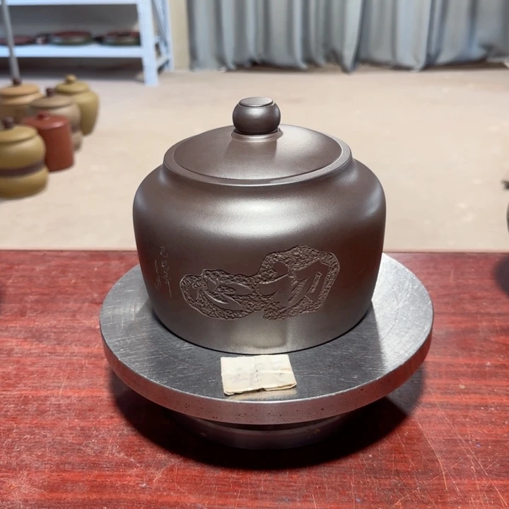紫砂茶叶罐。。。。。。。。。。。