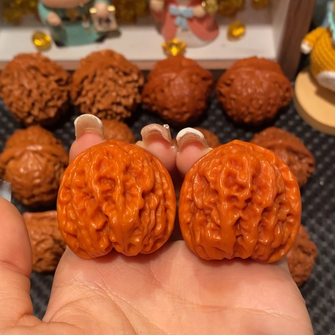 桃核吊坠35.3玉化野牛，1168