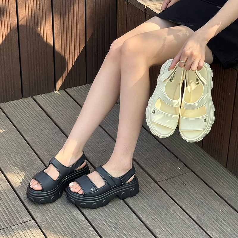 巴西本土原产巴西果冻鞋25新款正品女鞋厚底松糕时尚罗马凉鞋