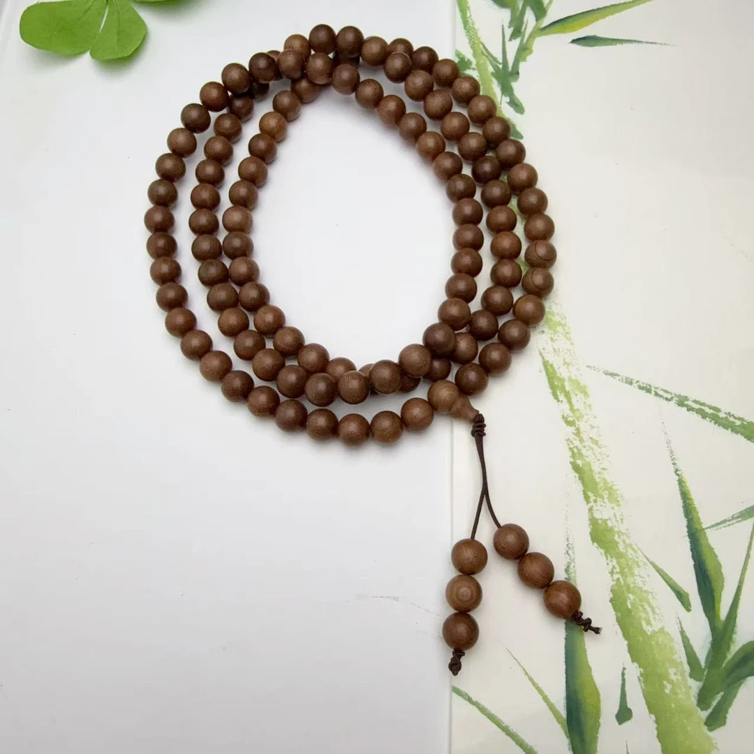 LST-8mm*108圆珠老料多圈 （送龙脑雪松膏）