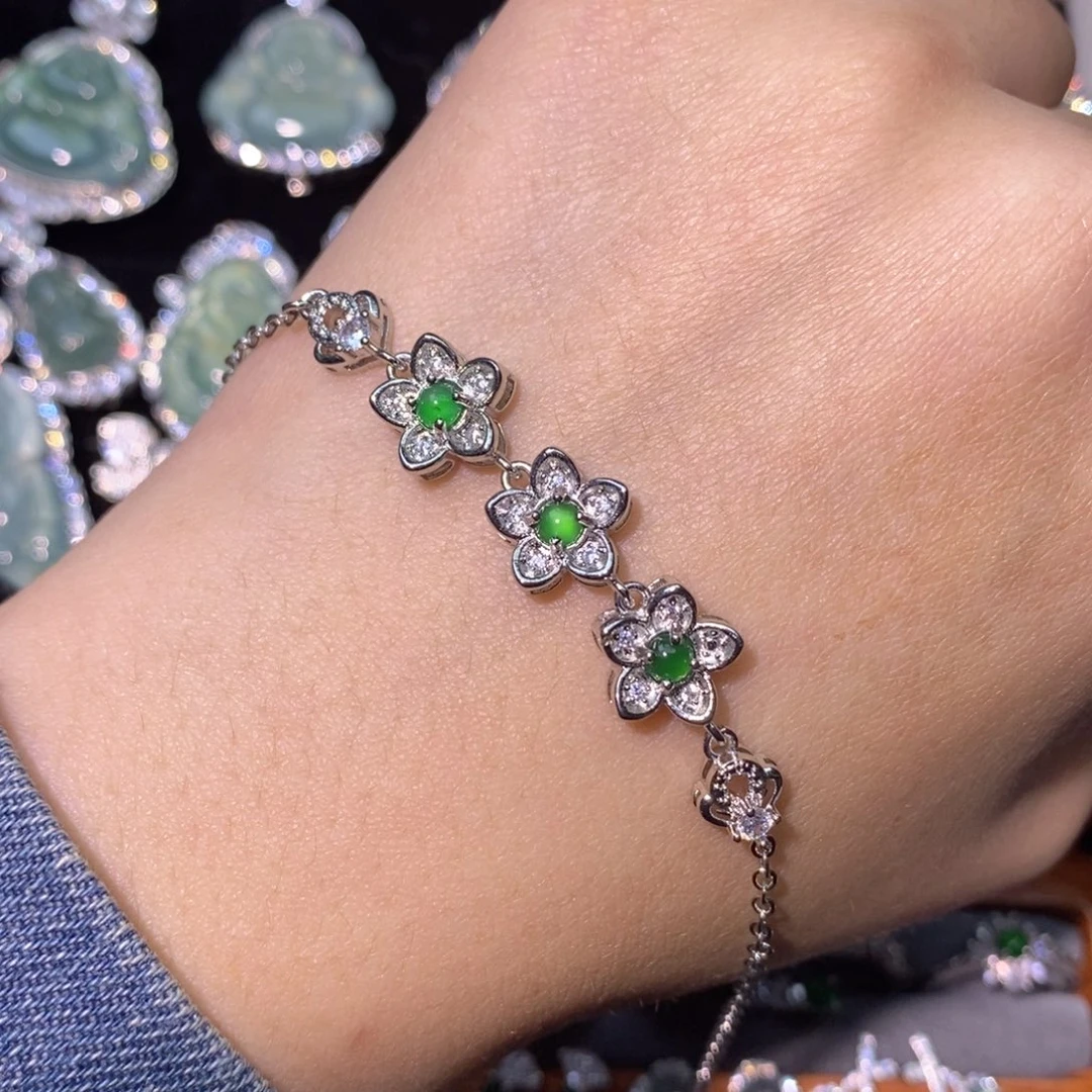 翡翠未镶嵌颈饰天然