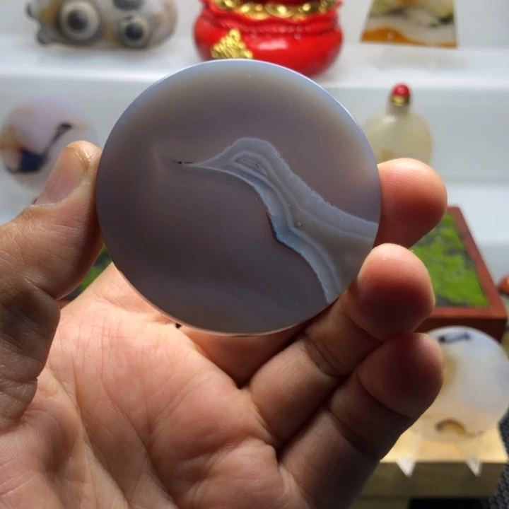 玛瑙/玉髓未镶嵌玛瑙花片