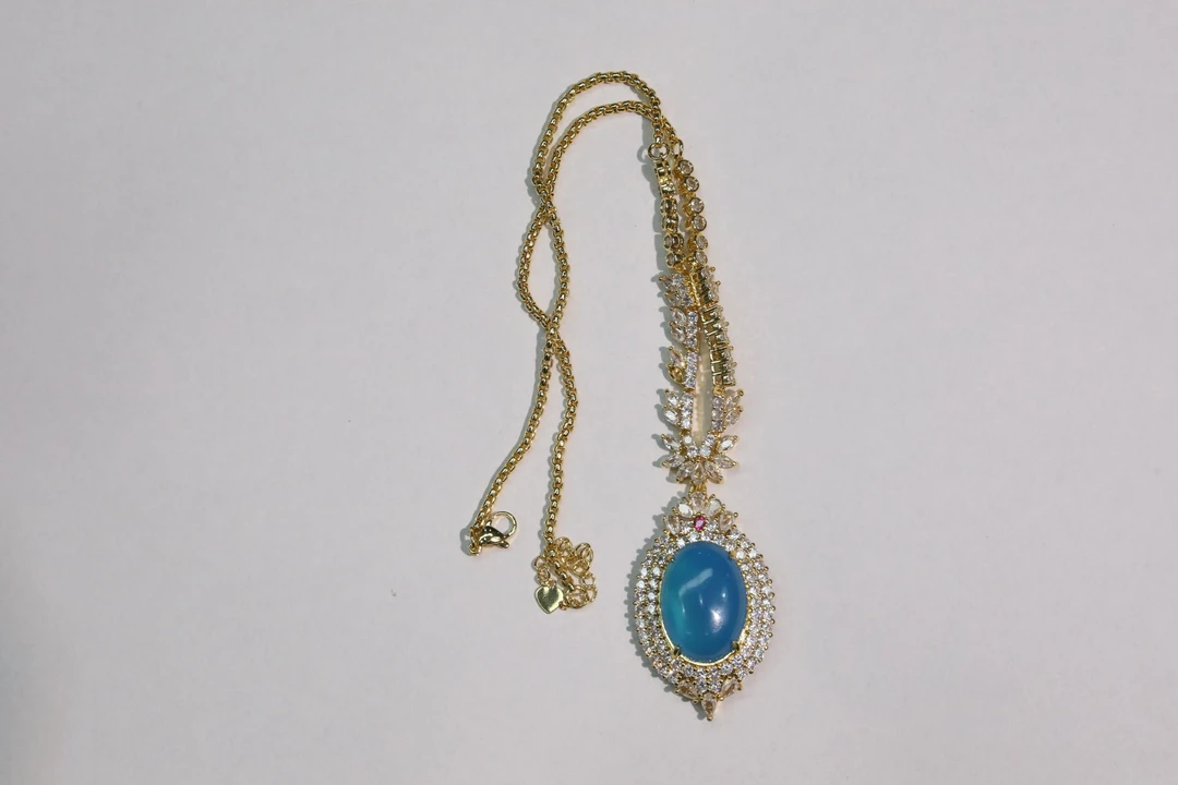 TYXL555蓝色翡翠项链