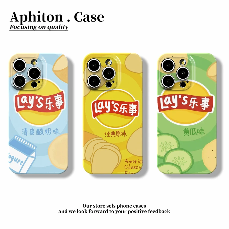 GGBond创意薯片适用iphone16苹果15菲林手机壳华为vivo小米oppo套