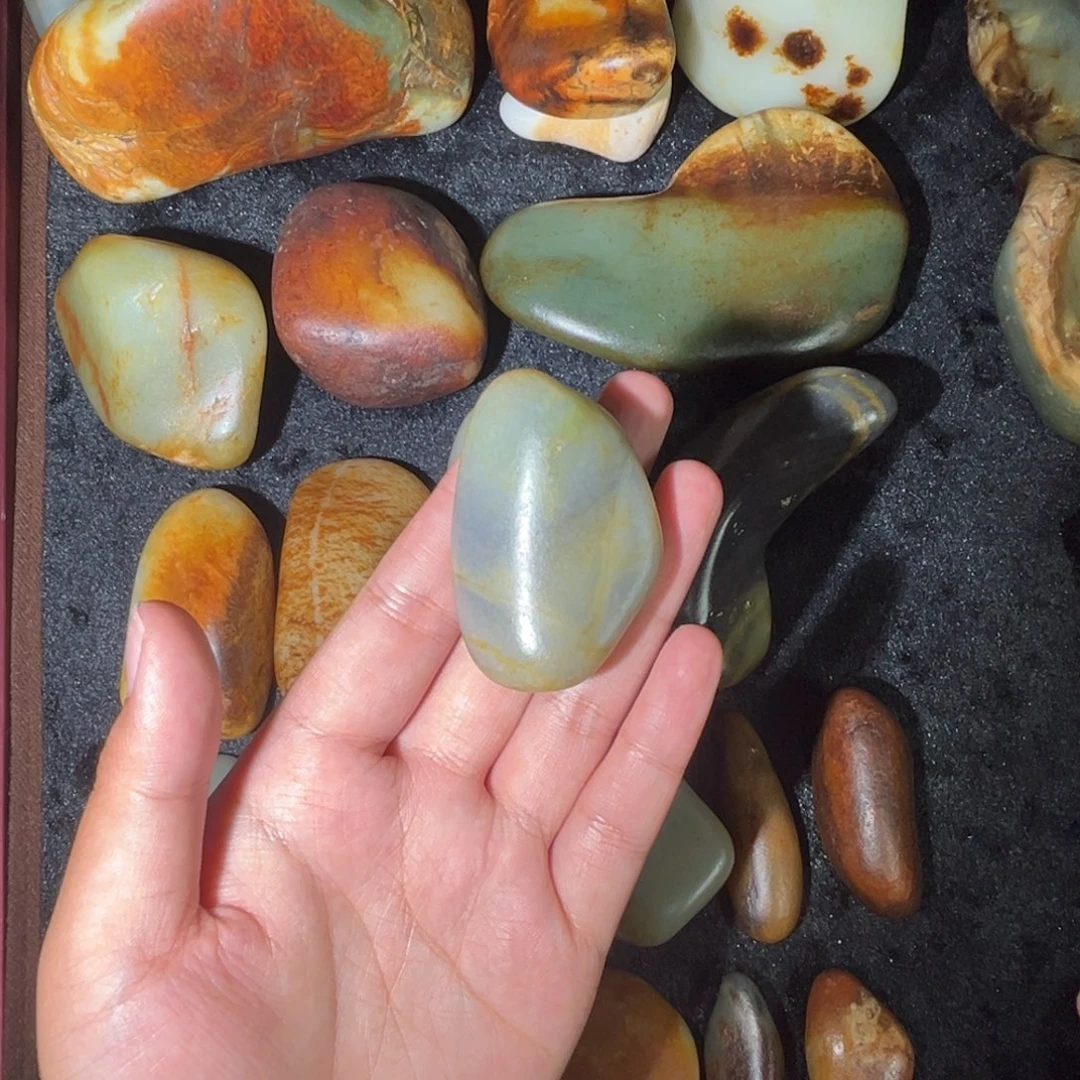 和田玉未镶嵌挂件63.6