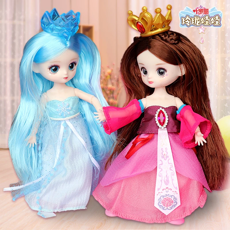 叶罗丽玲珑娃娃小女孩子洋娃娃玩具灵冰情公主夜萝莉生日礼物