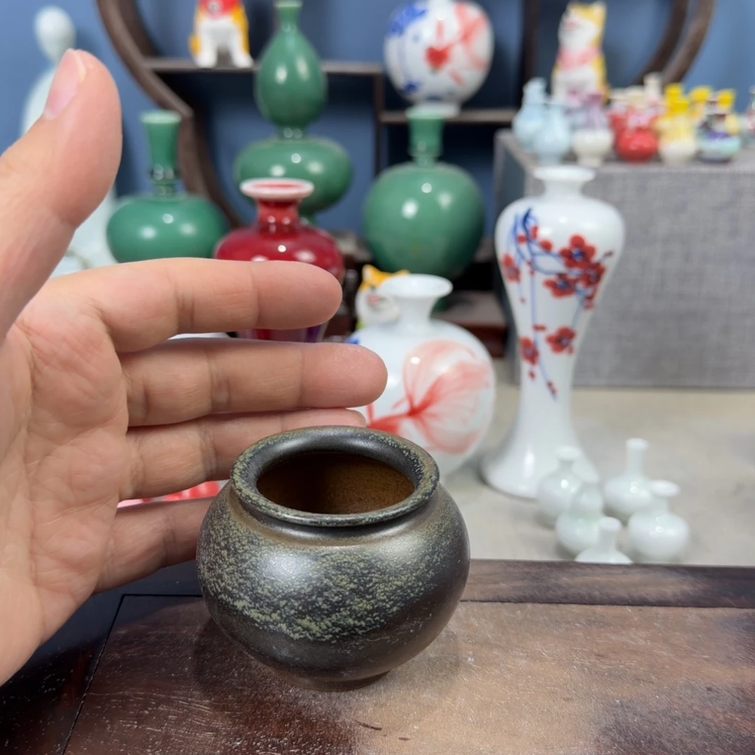 陶瓷手工小花器摆件