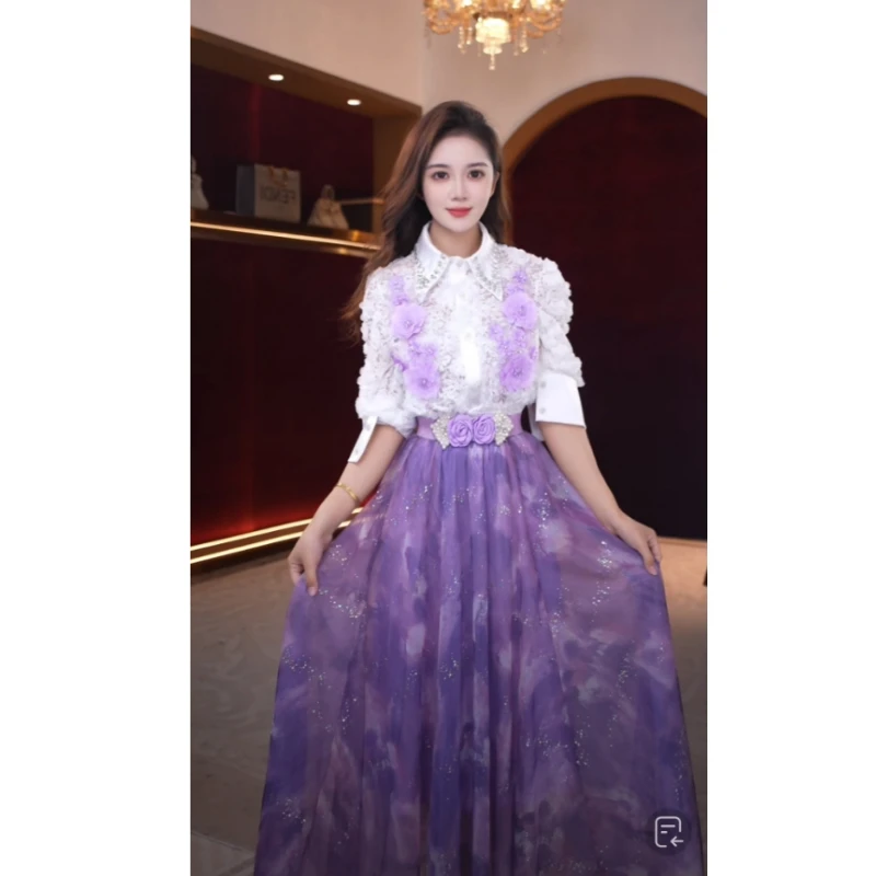 芙娜妮新款休闲洋气衣服女一整套穿搭气质显瘦女装套装F2511007