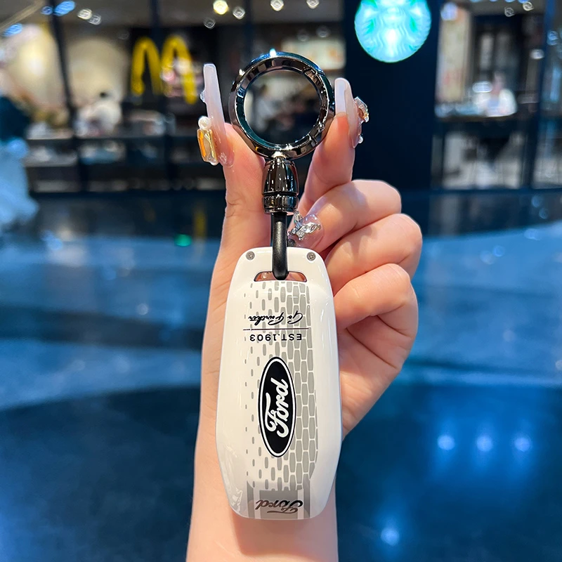 福特锐界老款蒙迪欧金牛座钥匙套17-18款探险者野马mustang包潮流