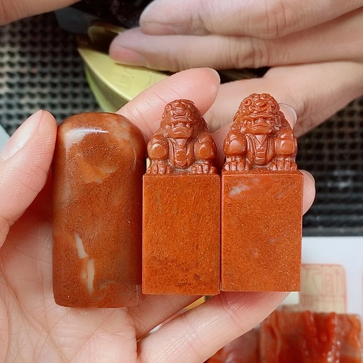 寿山石现场直播手工