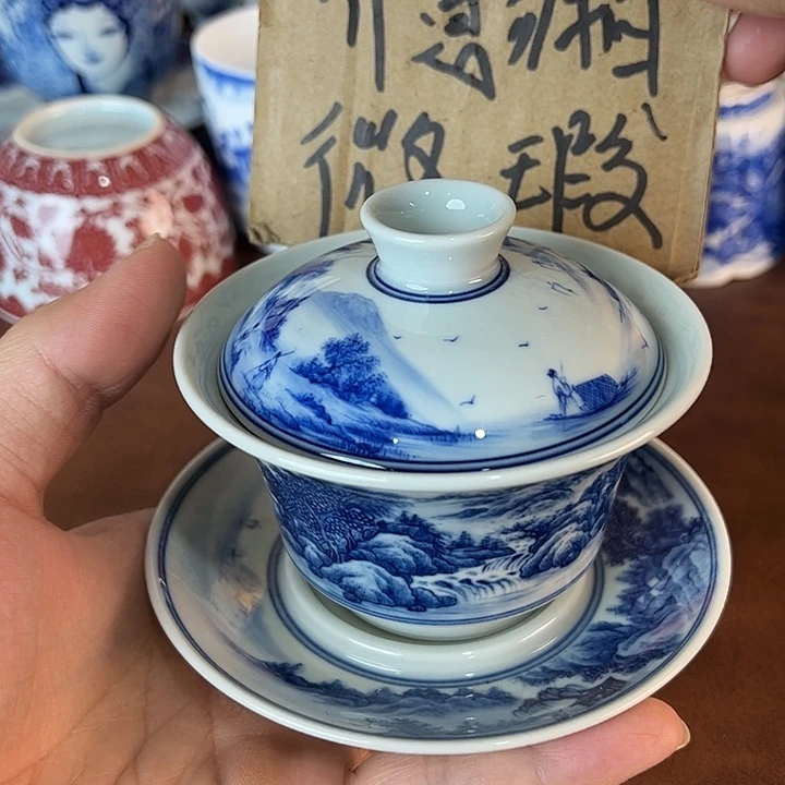 瓷片景德镇全手工手绘陶瓷