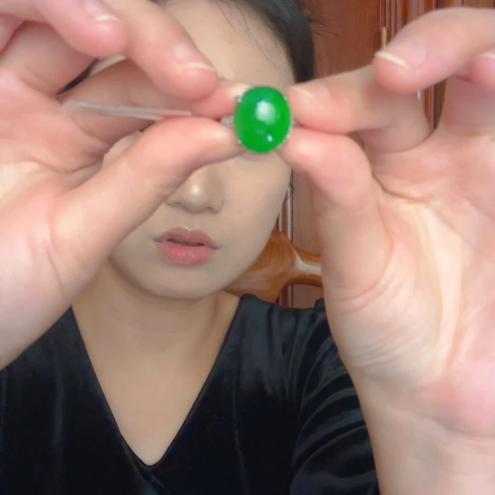 翡翠银S925镶嵌吊坠(不含链)戒指