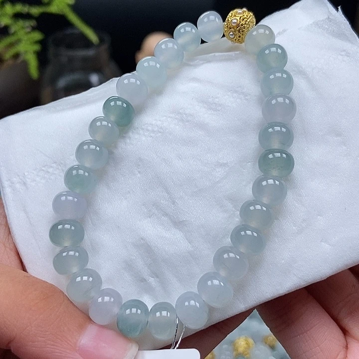 翡翠挂件未镶嵌闲***昏珠链