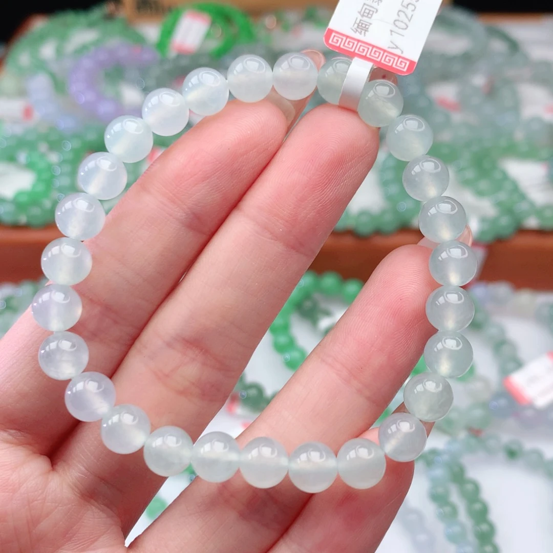 翡翠手链未镶嵌翡翠7mm
