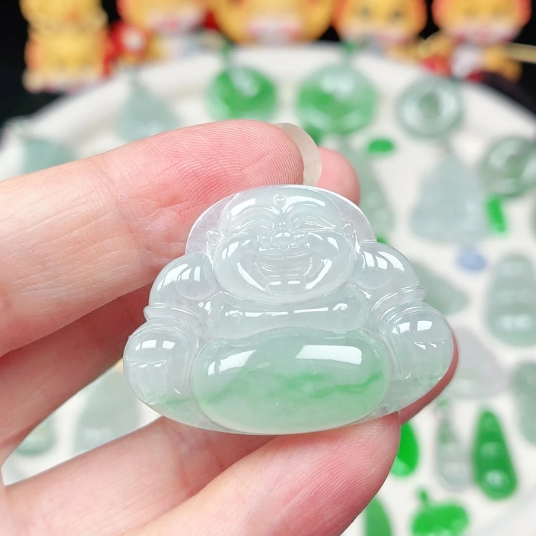翡翠未镶嵌颈饰缅甸天然A货翡翠