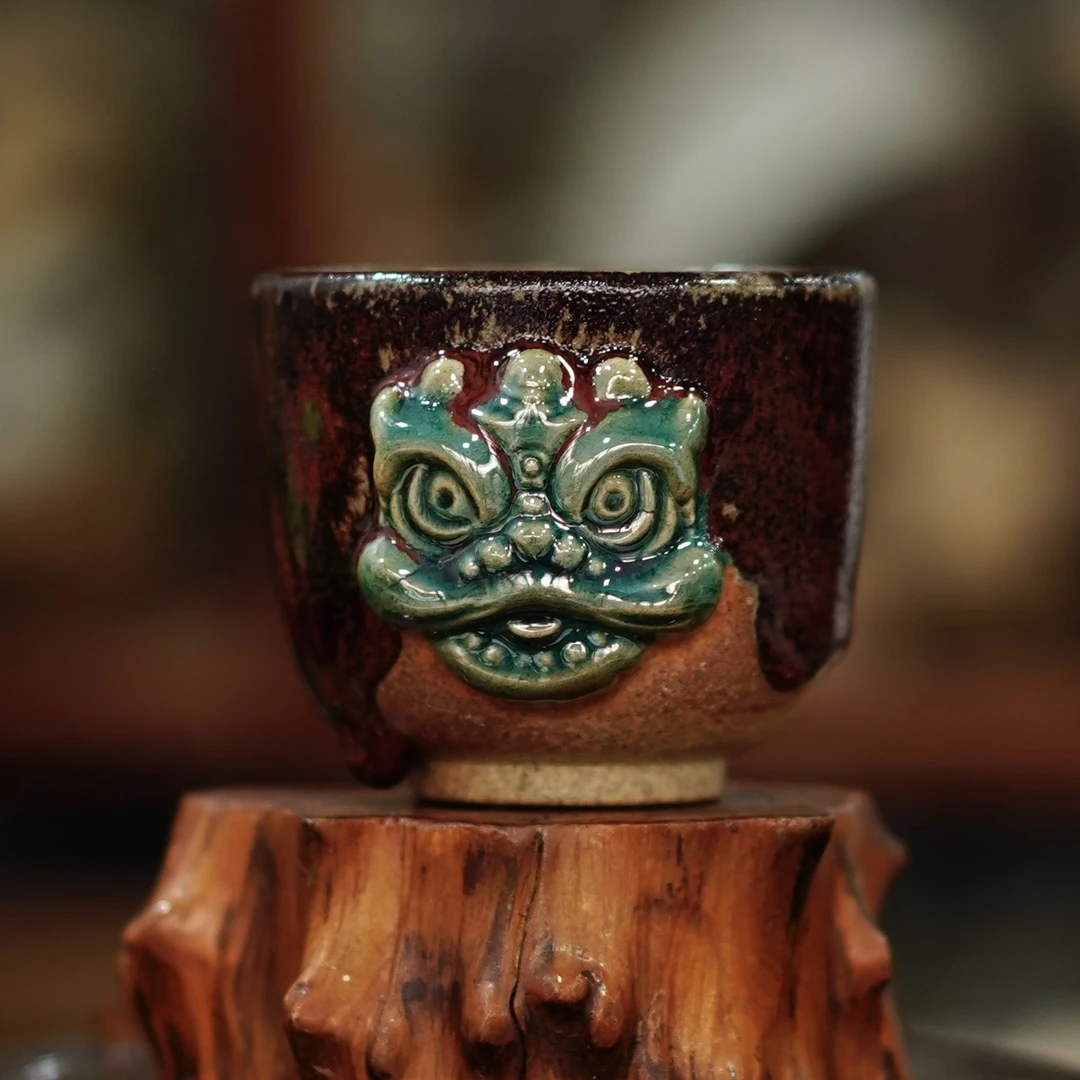 南风古灶柴烧手工杯子