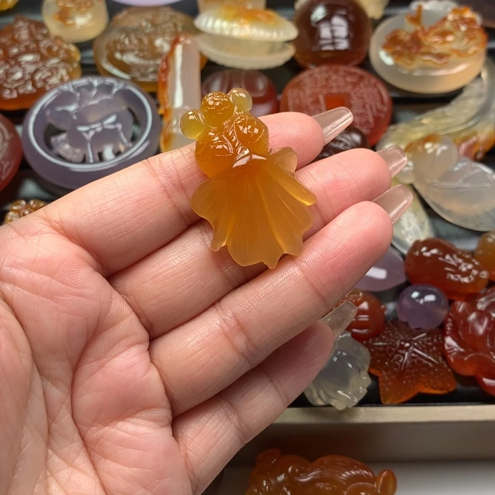 玛瑙/玉髓颈饰未镶嵌魅**晴