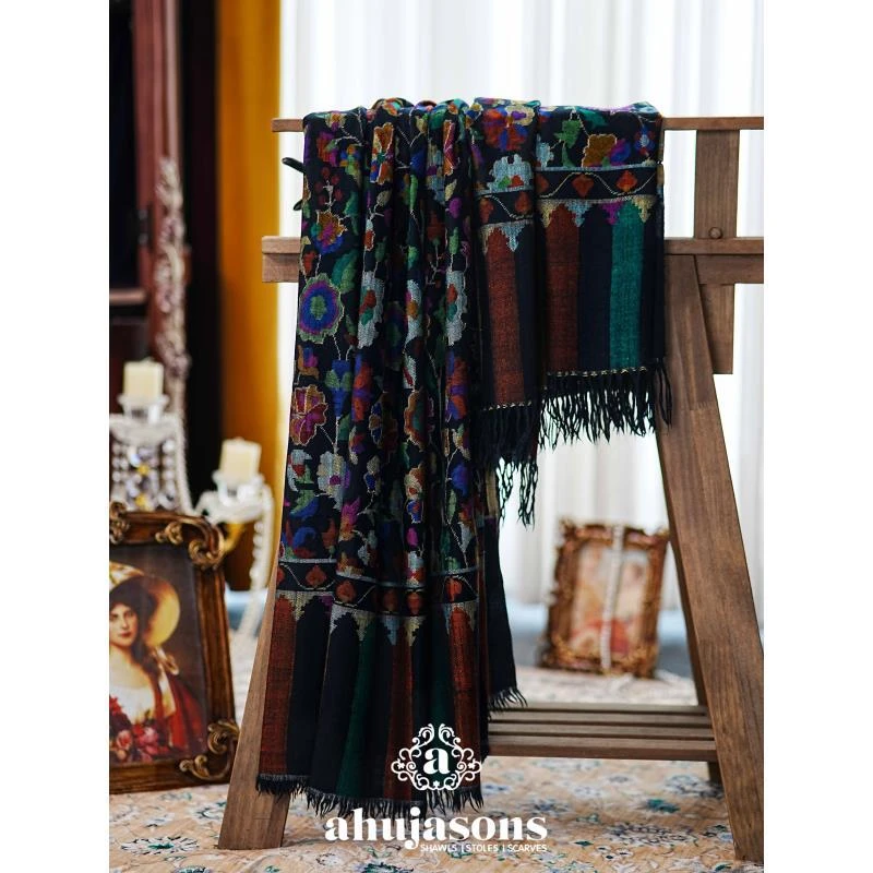 克什米尔pashmina披肩围巾卡尼 135*270 60055-17