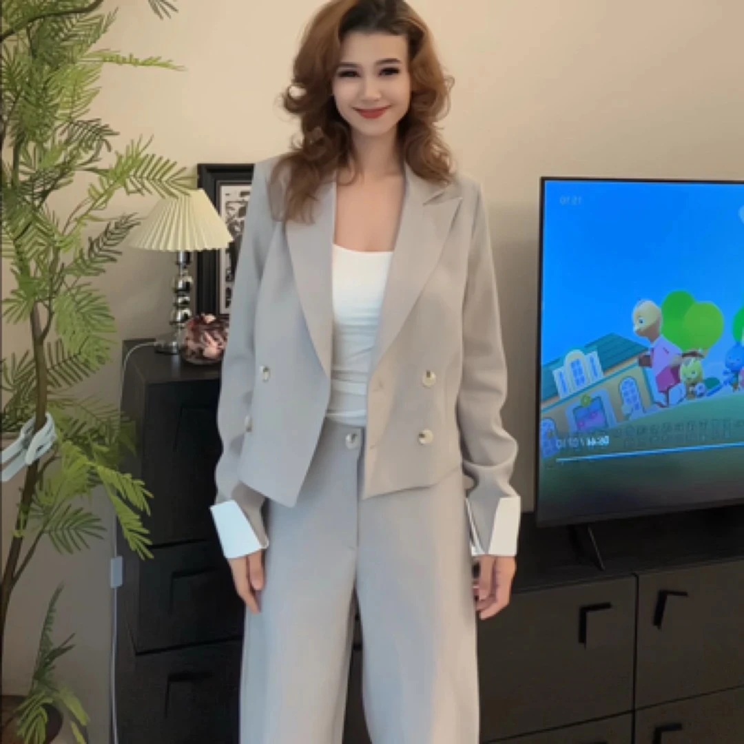 节日款英伦风西装套装