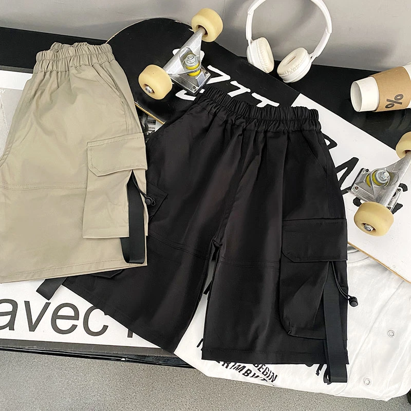 【向子妈】男童短裤2025夏季新款宽松休闲速干裤薄款百搭工装短裤