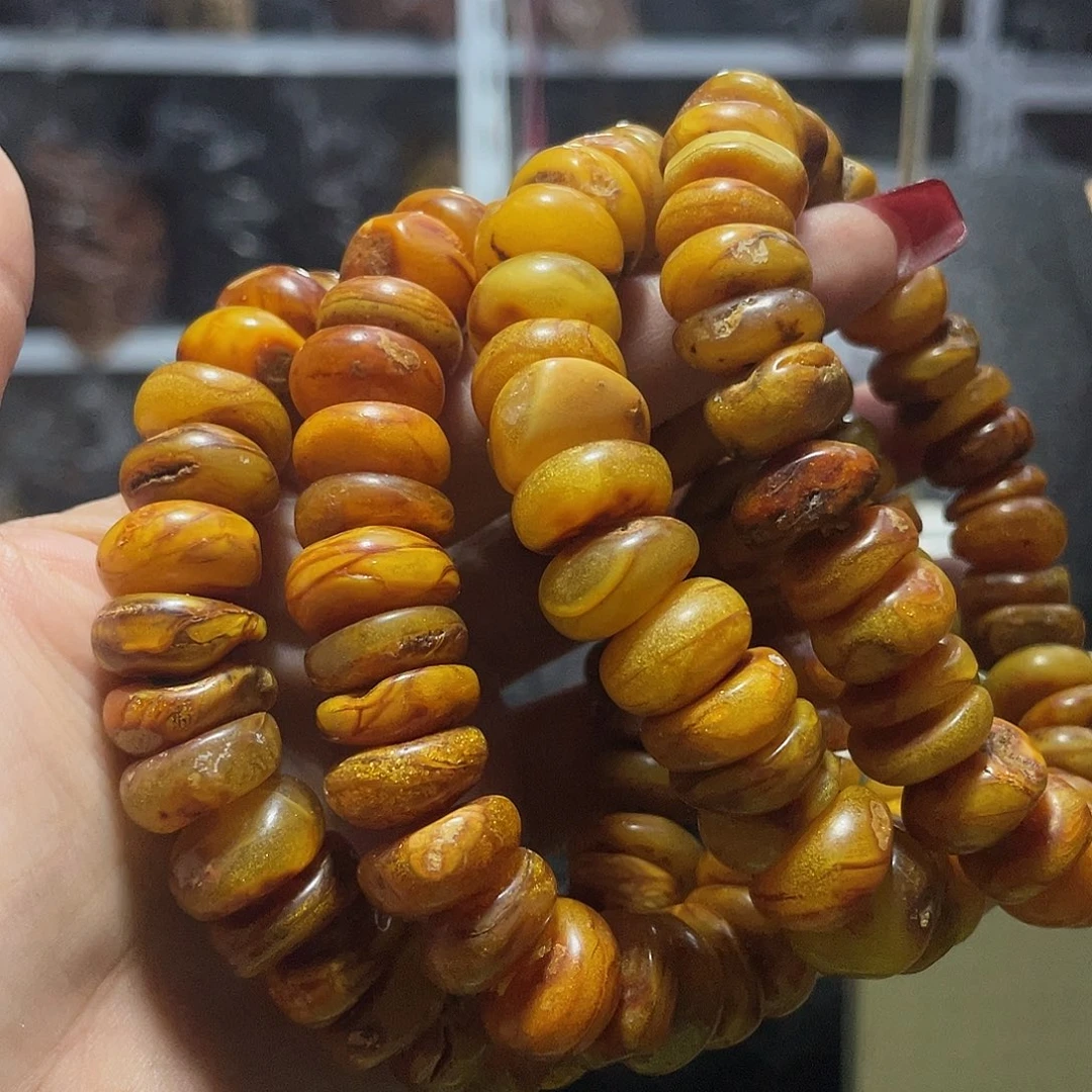 琥珀手链未镶嵌琥珀蜜蜡02