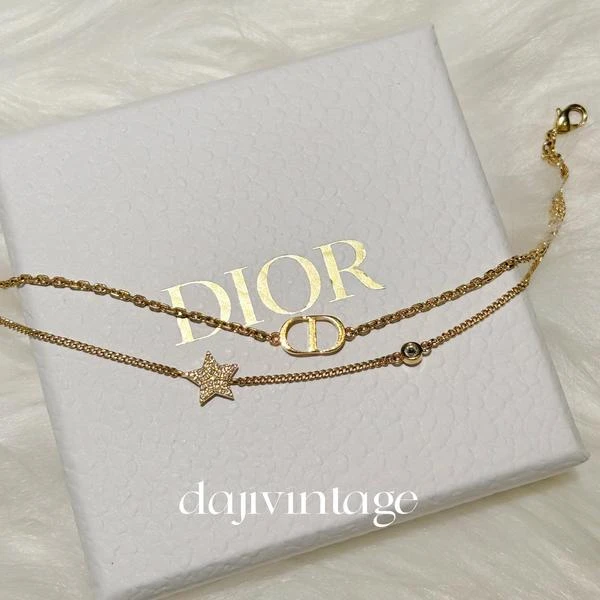大吉中古/Dior迪奥星星双链手链