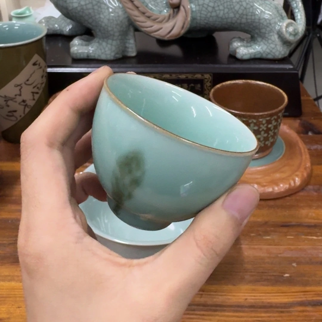 1****2龙泉青瓷茶具微瑕1340