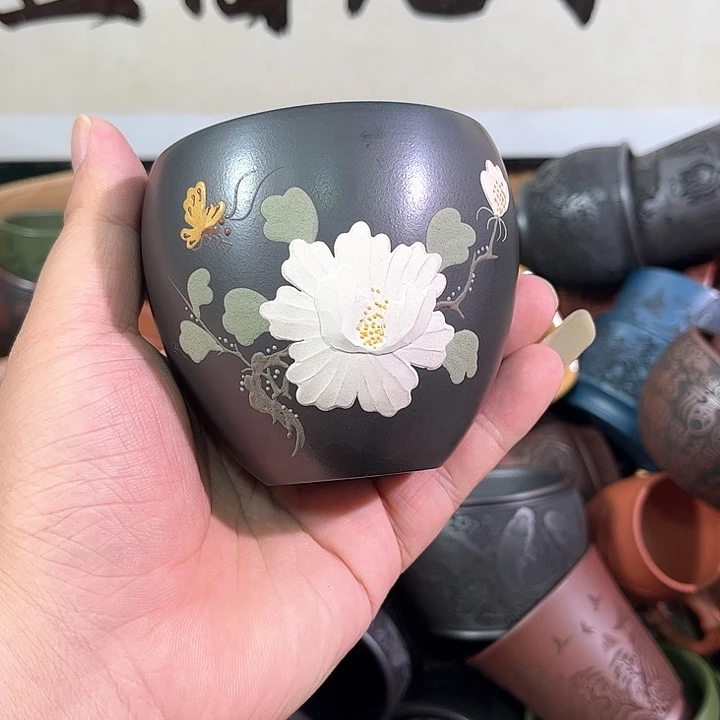 茶杯紫砂全手工紫砂主人杯