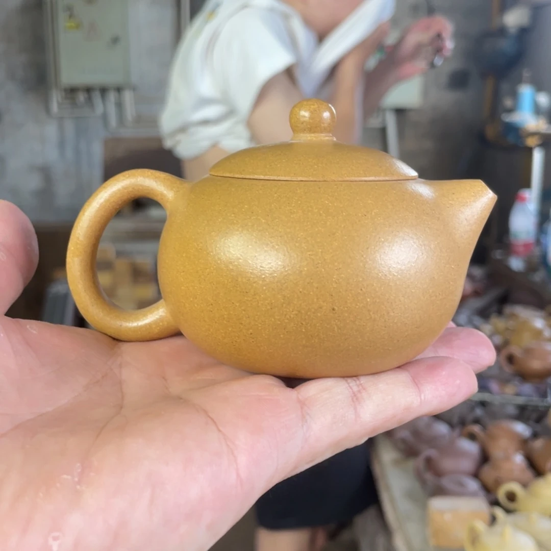 茶壶紫砂LZX。黄金段。西施。160CC