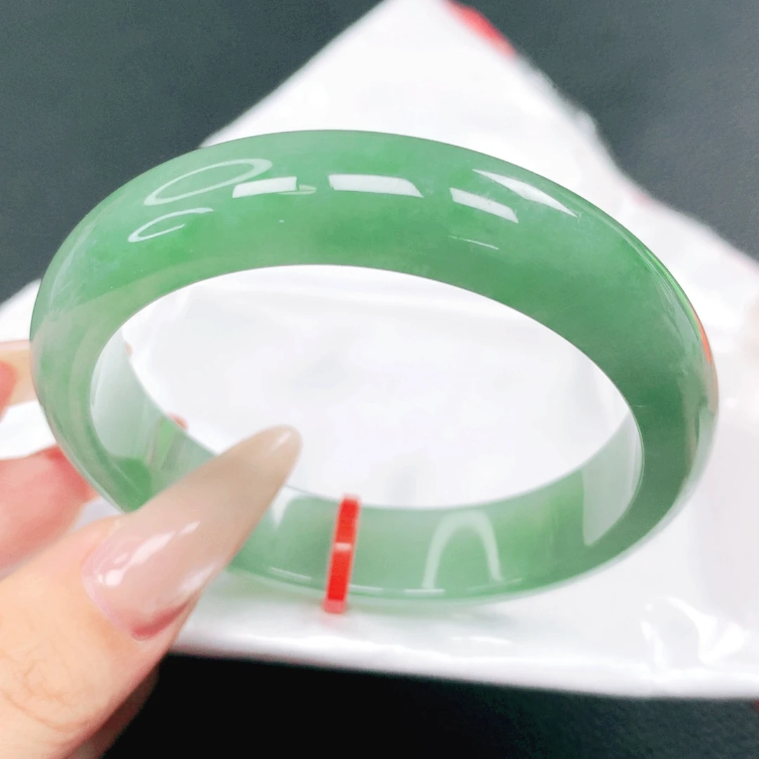 翡翠未镶嵌手镯55