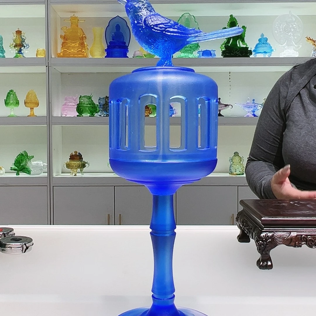 【闪购商品】手工艺品琉璃喜上眉梢宫灯香炉