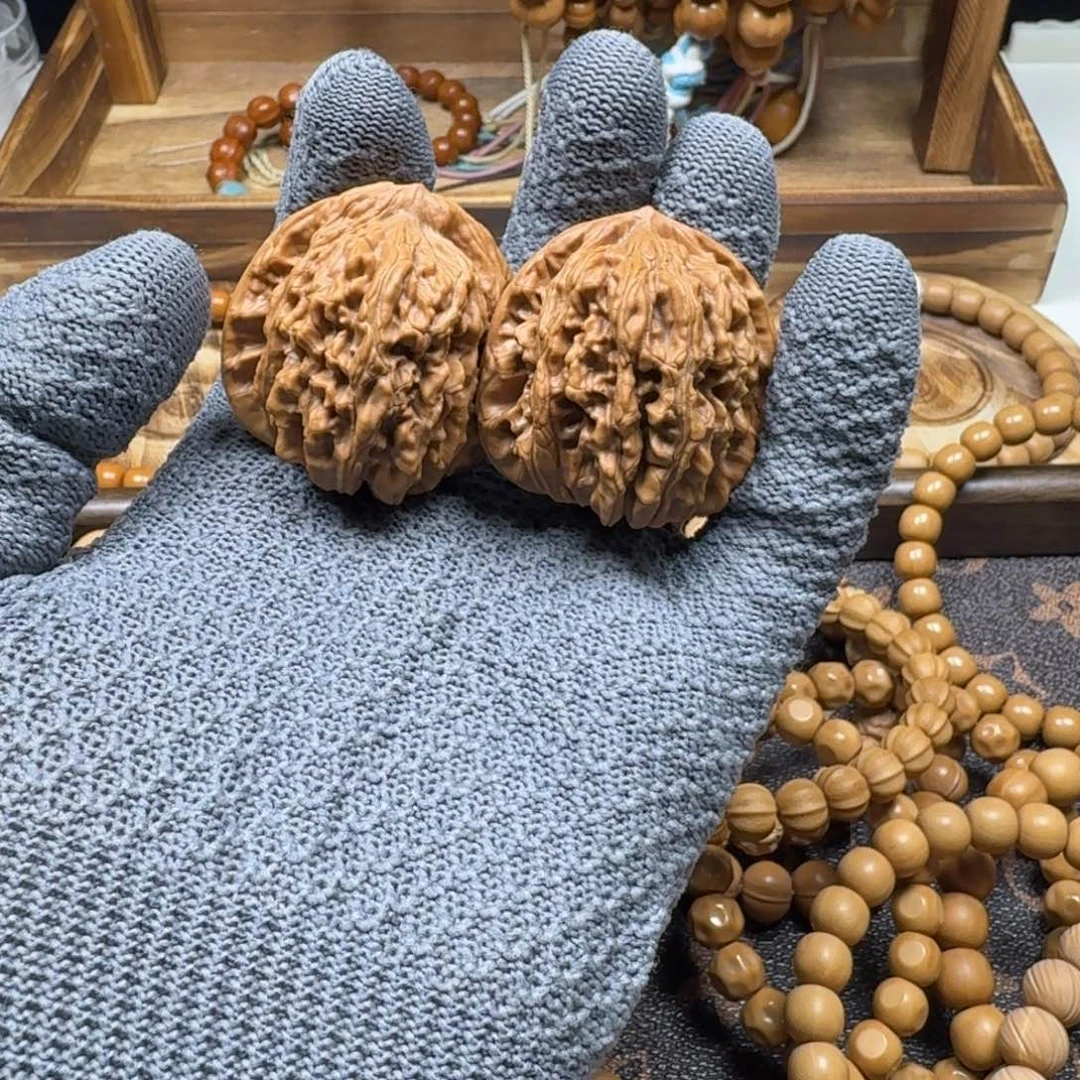 文玩核桃把件山地四座楼40mm