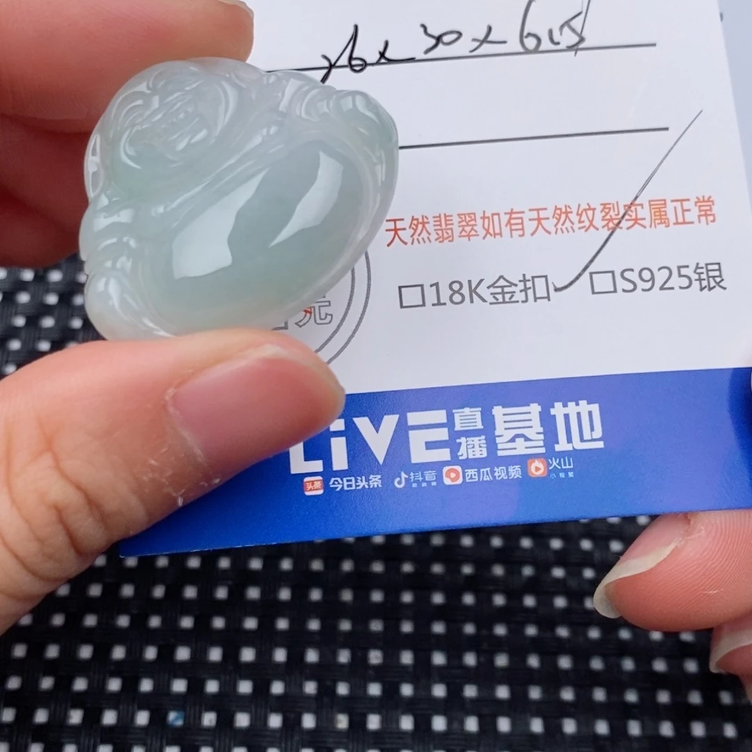 翡翠银S925镶嵌颈饰