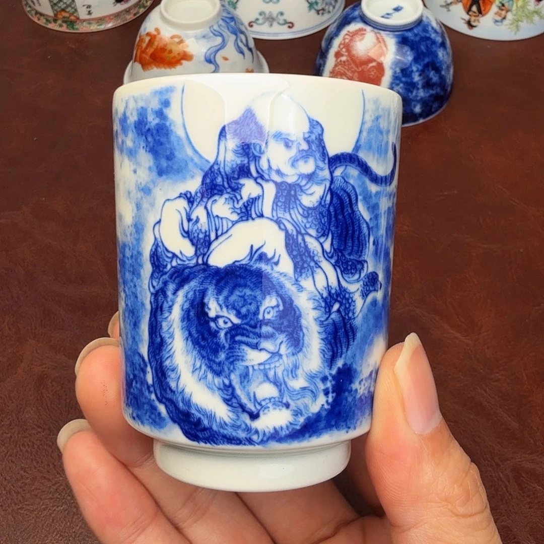 逆***风陶现代景德镇全手绘全手工陶瓷