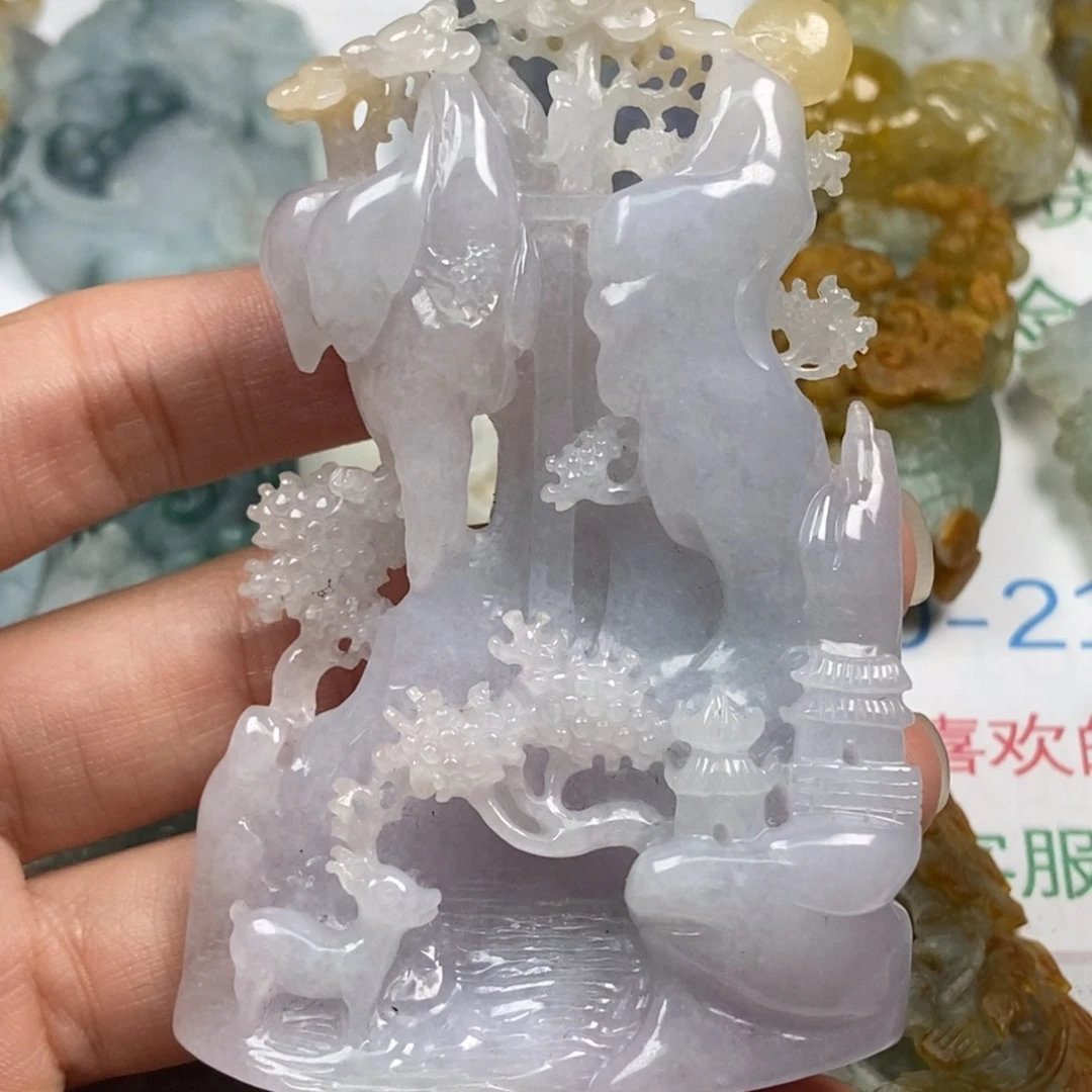 翡翠未镶嵌颈饰翡翠
