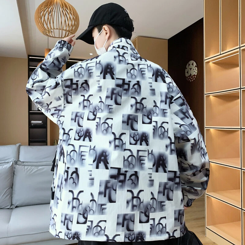 2025初中青少年男孩衣服夹克休闲男装潮流潮牌大童外套高中新款秋