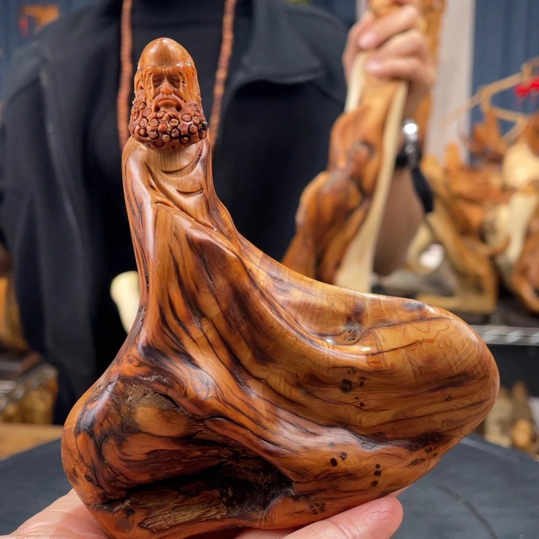 柏木（崖柏）手把件