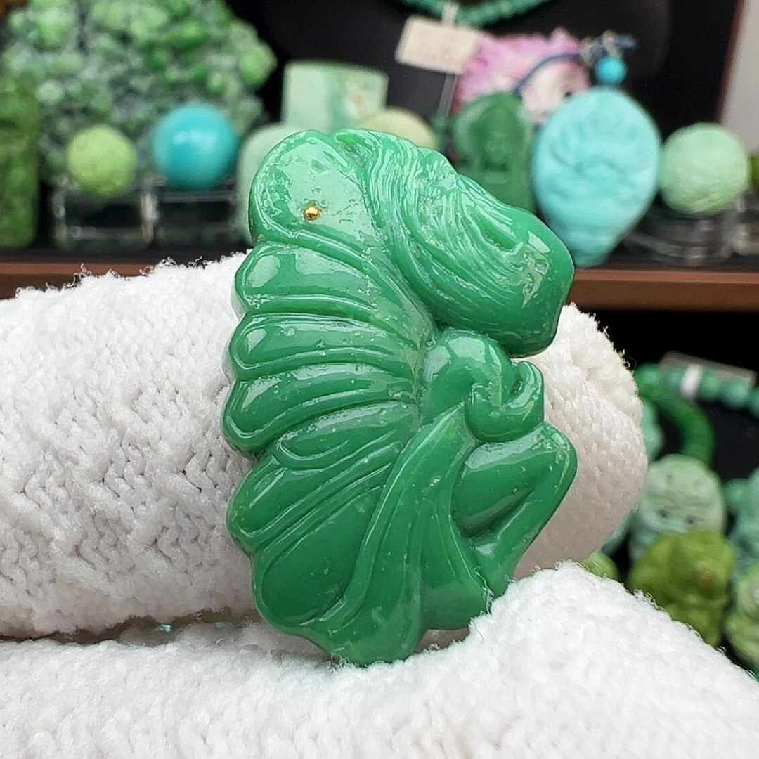 绿松石未镶嵌绿松石主播璐璐